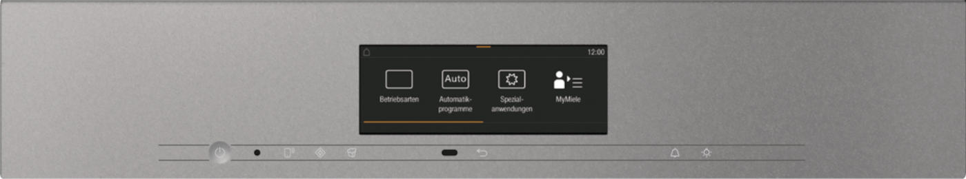 Pilka įmontuojama orkaitė su mikrobangų funkcija ir M Touch ekranu (H 7840 BM) product photo Back View ZOOM