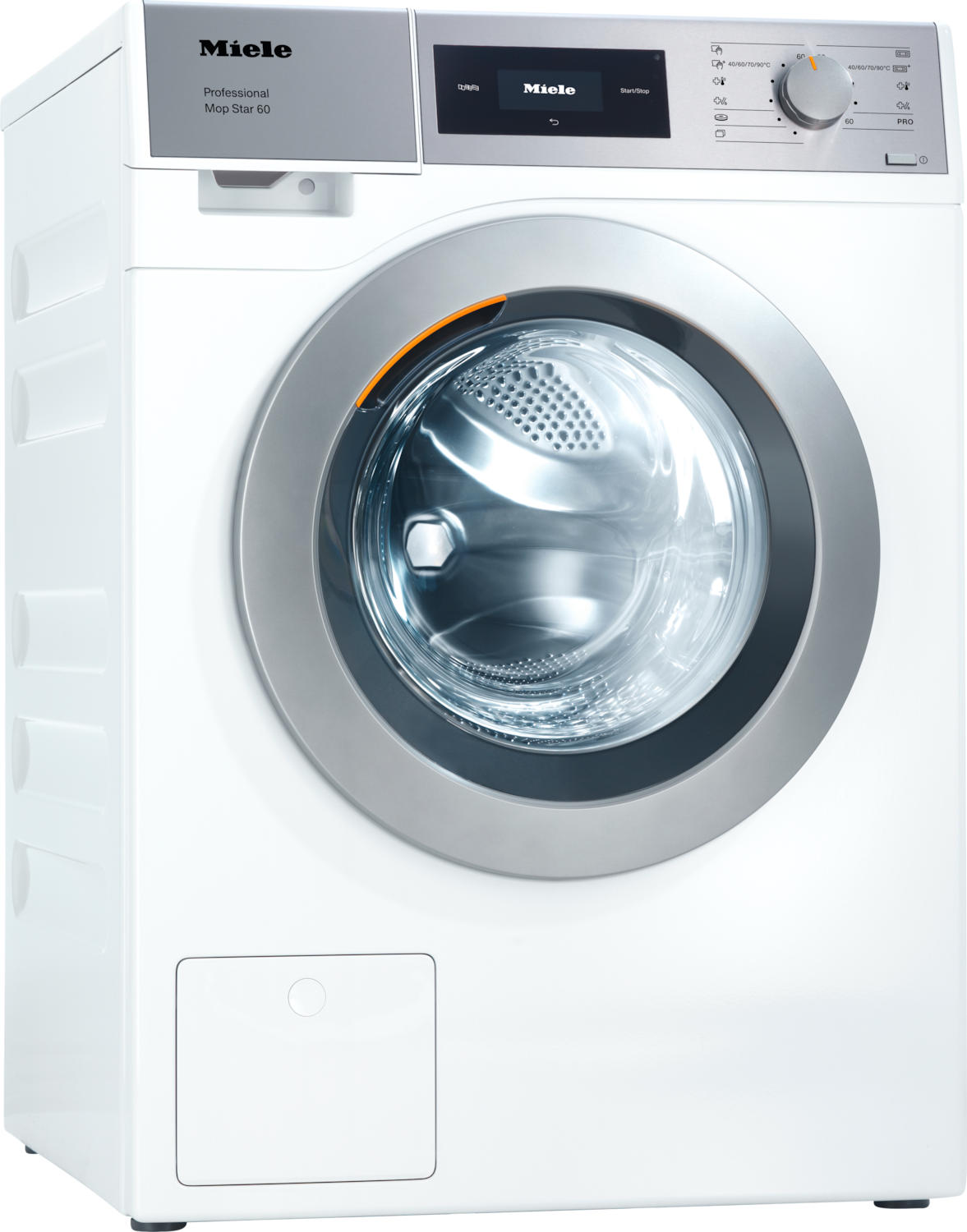 PWM 506 Mop Star 60 [EL DP] Professional Waschmaschine, Kleiner Riese, elektrobeheizt, mit Ablaufpumpe Produktbild Front View ZOOM