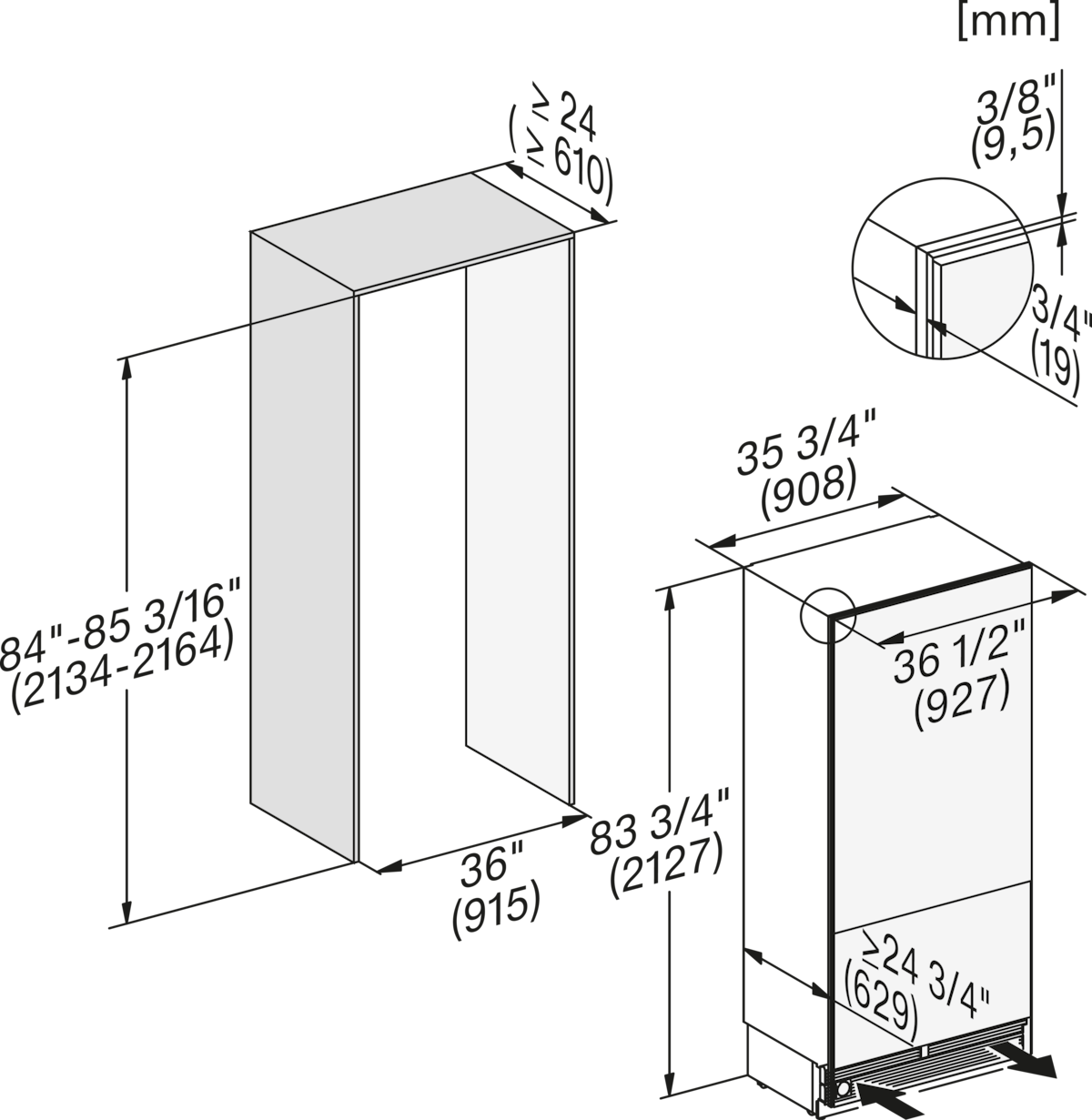 Miele - KF 2912 SF – Refrigerators and freezers