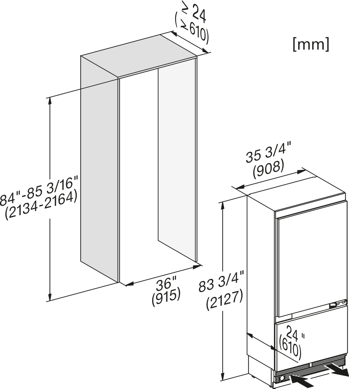 Miele KF 2902 Vi Kühl und Gefriergeräte