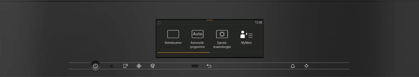 Herde/ Backöfen - H 7840-60 BM Obsidianschwarz - 2