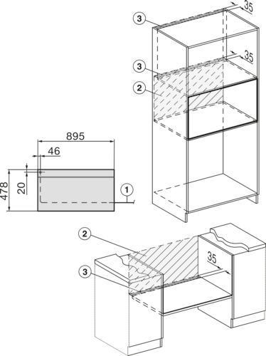 H 7890 BP PureLine CleanSteel 90cm Pyrolytic oven product photo Missing translation L