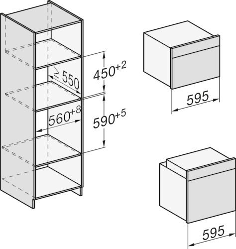 H 7660 BP VitroLine Graphite Grey Pyrolytic Oven product photo Missing translation L