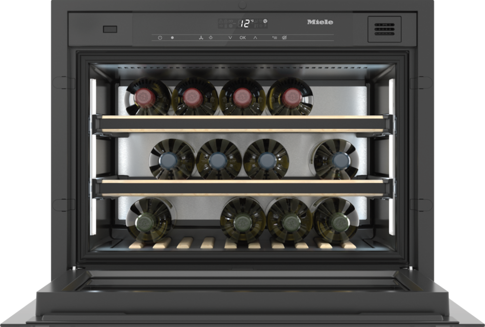 Refrigeration - KWT 7112 iG Obsidian Black glass - 2
