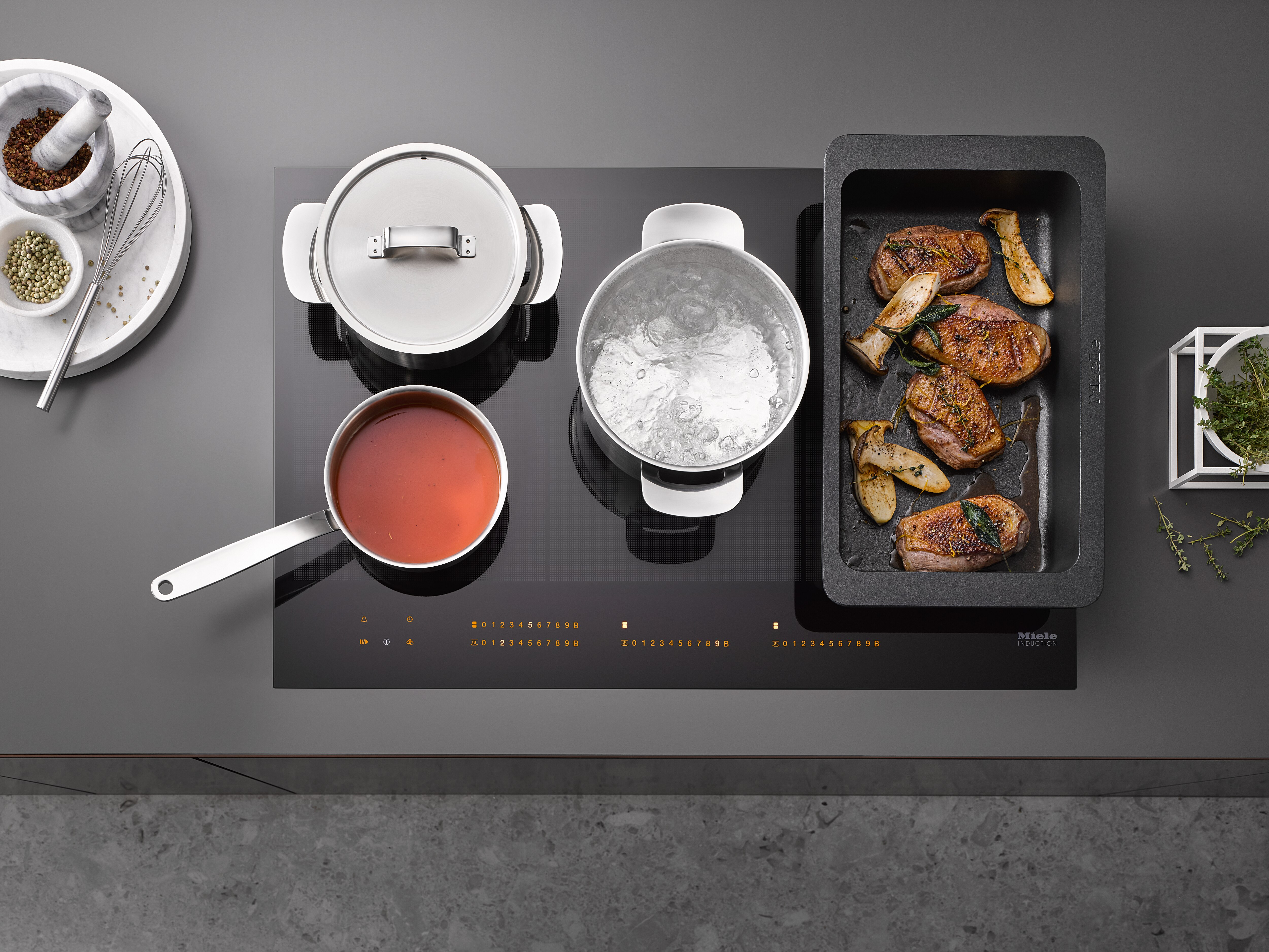 Miele KM 7466 FR 125 Edition Kochfelder Miele KM 7466 FR 125 Edition Kochfelder