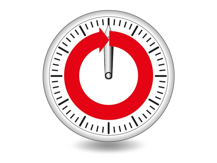 An eye on the time