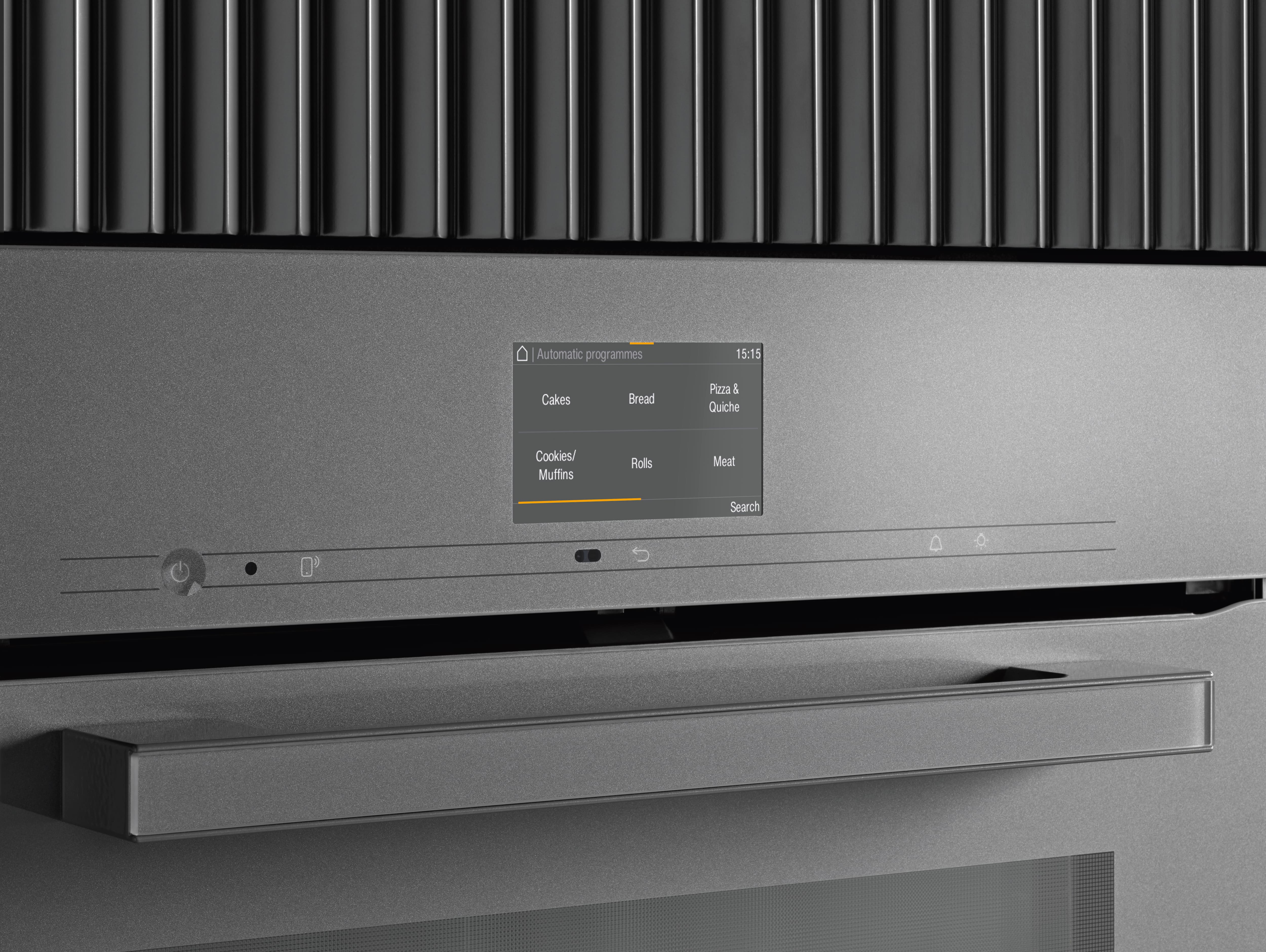 Close-up of the M Touch S display Close-up of the M Touch S display