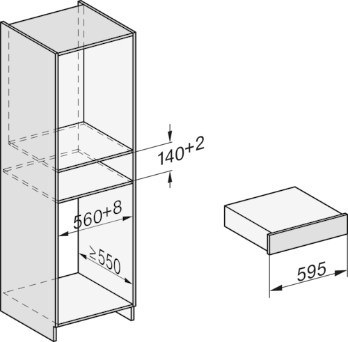 ESW 7010 Matte Black Warming drawer product photo Missing translation L