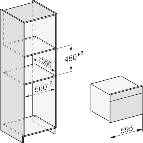 DGC 7440 HC Pro CLST Combi steam oven product photo Missing translation L