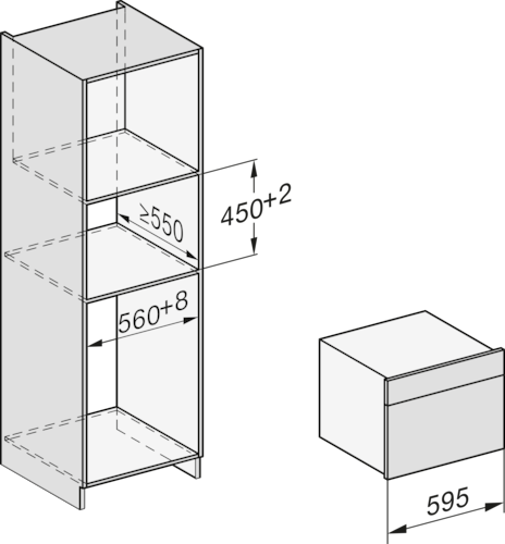 DGM 7640 VitroLine Graphite Grey Steam oven with microwave product photo Missing translation L