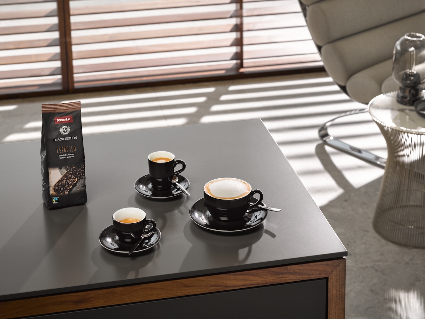 Miele Black Edition ESPRESSO 4x250g BIO Espresso Miele Coffee Beans