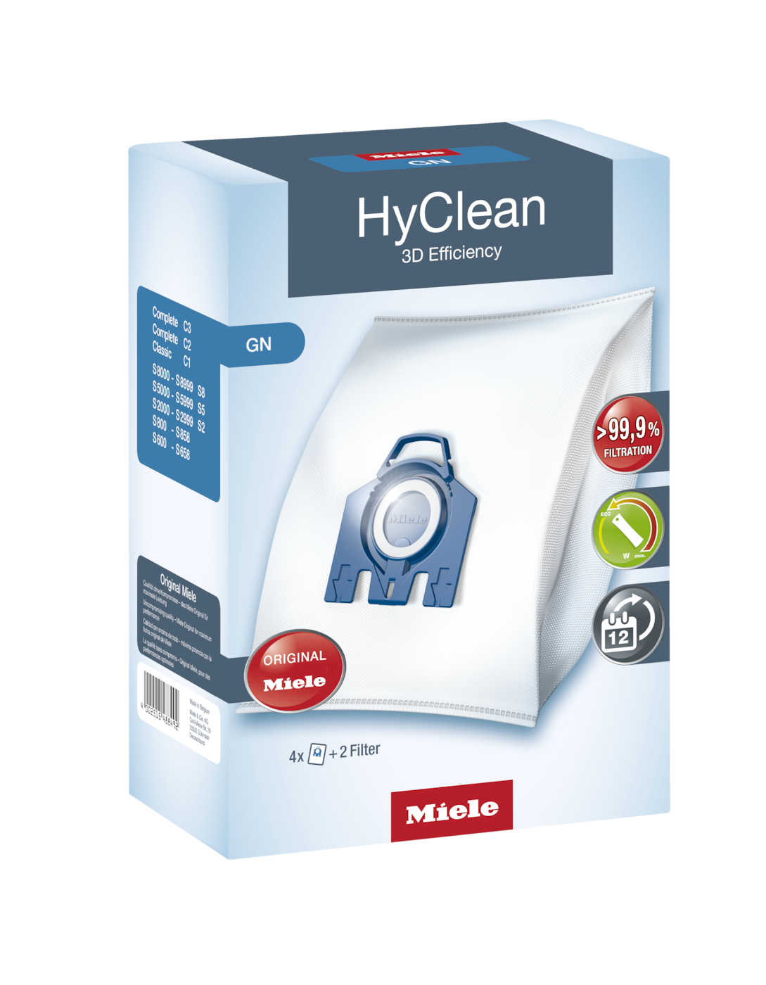 GN HyClean 3D - Putekļu maiss "HyClean 3D Efficiency GN" 