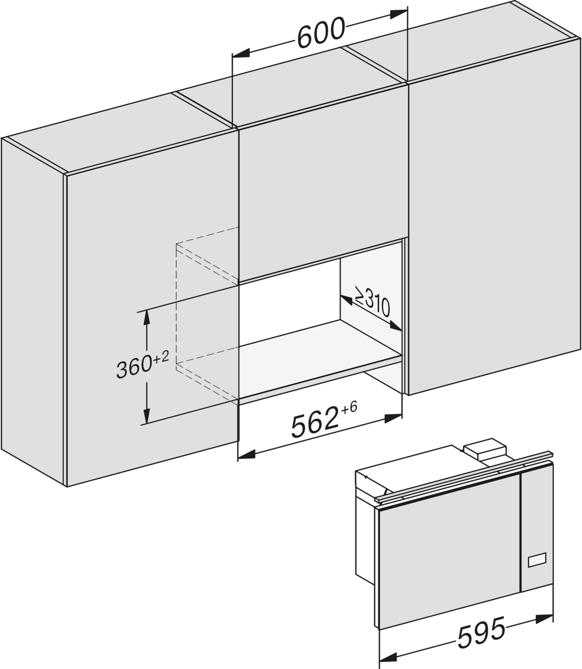 Miele M 2230 SC Obsidian black Microwave ovens