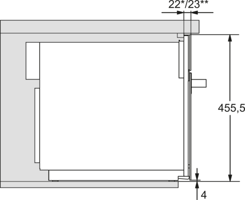 M 7244 TC VitroLine Graphite Grey Built-in Microwave oven product photo Missing translation L
