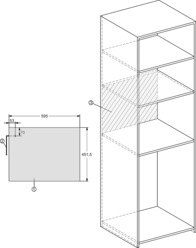 M 7244 TC VitroLine Graphite Grey Built-in Microwave oven product photo Missing translation L