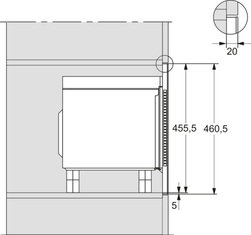 M 2240 SC product photo Installation drawing L