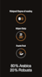Miele Black Edition ESPRESSO kavos pupelės, 250g product photo Laydowns Detail View S