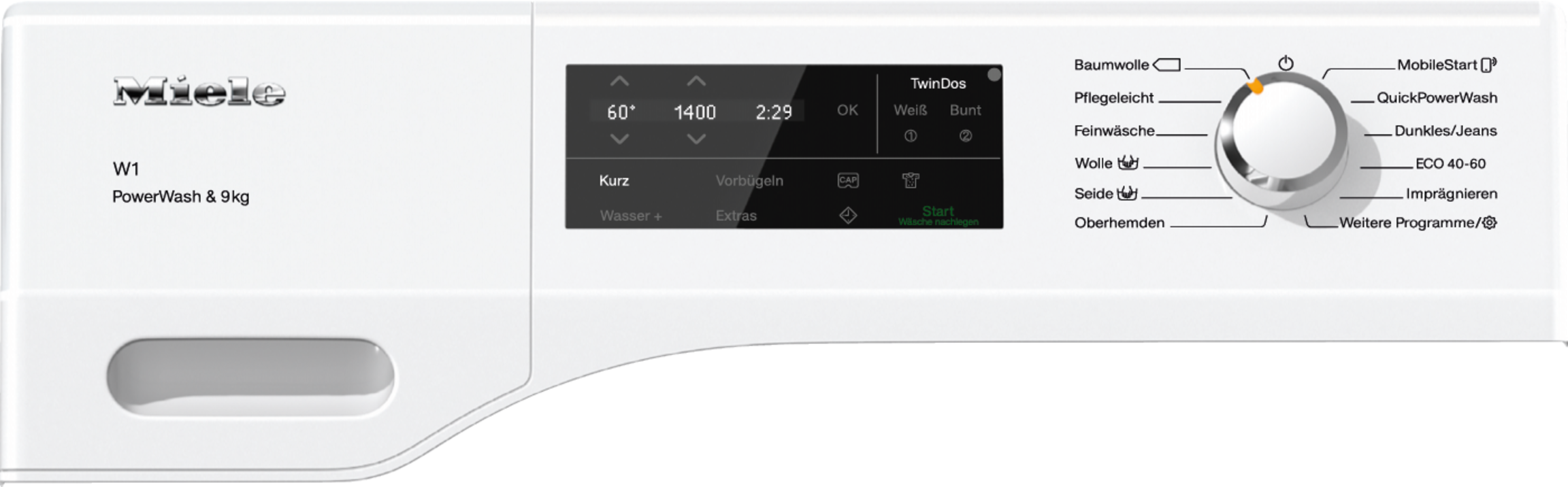 Miele WCG 370 WPS PWash & 9kg Waschmaschinen