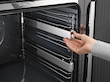 H 7464 BP Obsidian Black Oven product photo Laydowns Detail View S