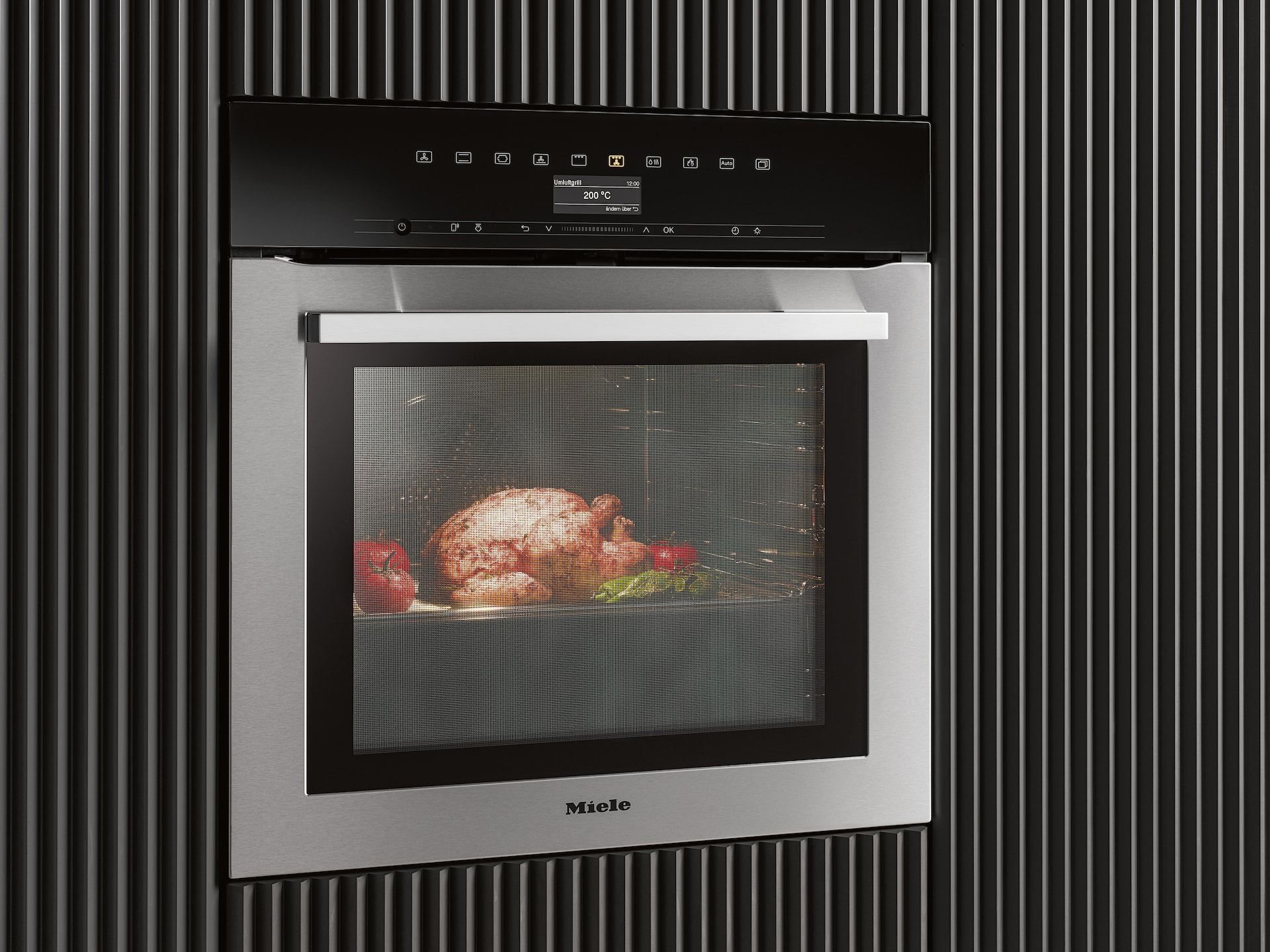 Ovens / Range cookers - H 7364 BP Stainless steel/Clean Steel - 4