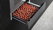 ESW 7010 Matte Black Warming drawer product photo Back View S