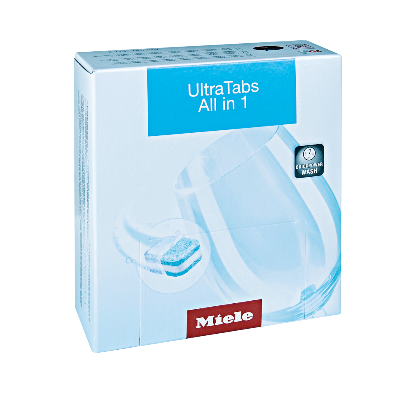 UltraTabs All in 1, 60 darab, hogy a Miele mosogatógépeiben kiváló legyen a tisztítási eredmény.