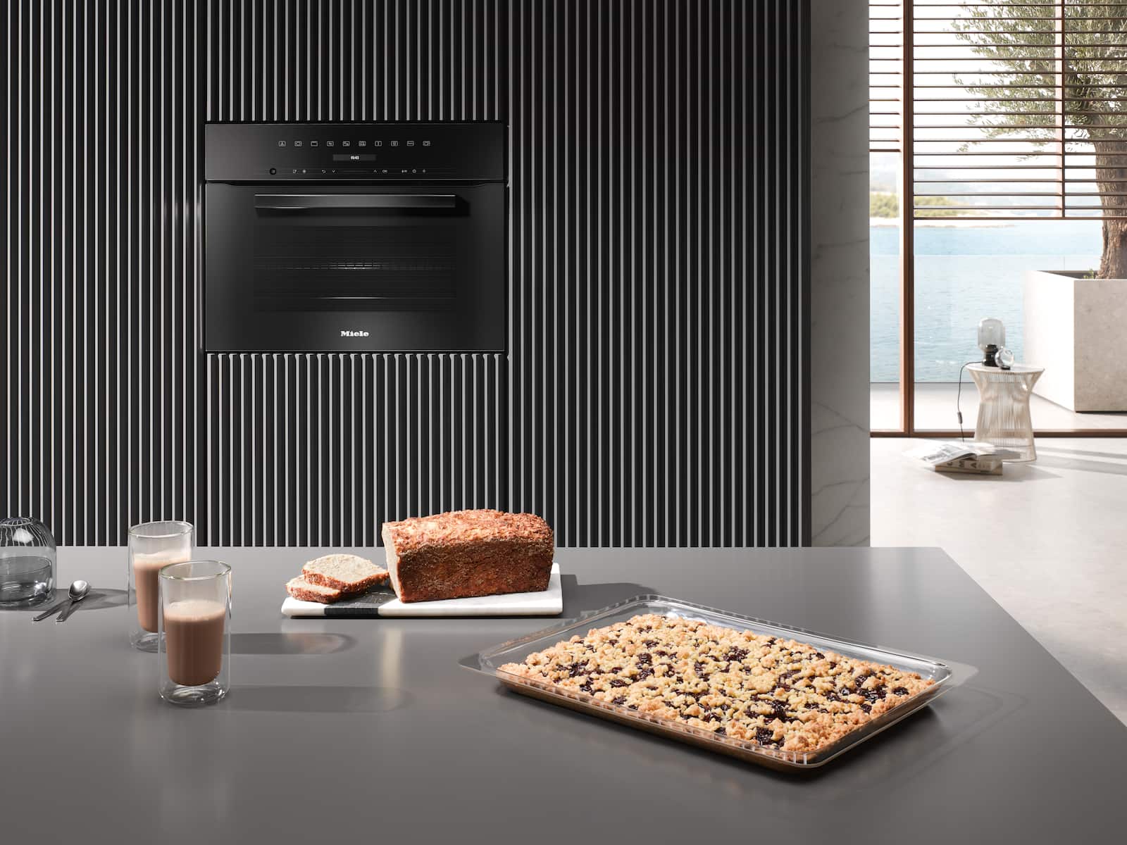 Fours/Pianos de cuisson - H 7240 BM Noir obsid. - 3