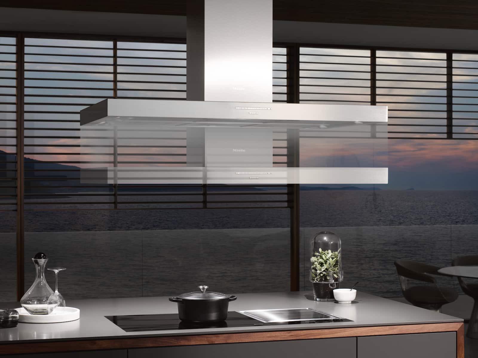 Cooker hoods - DA 4248 V D Puristic Varia Stainless steel - 3
