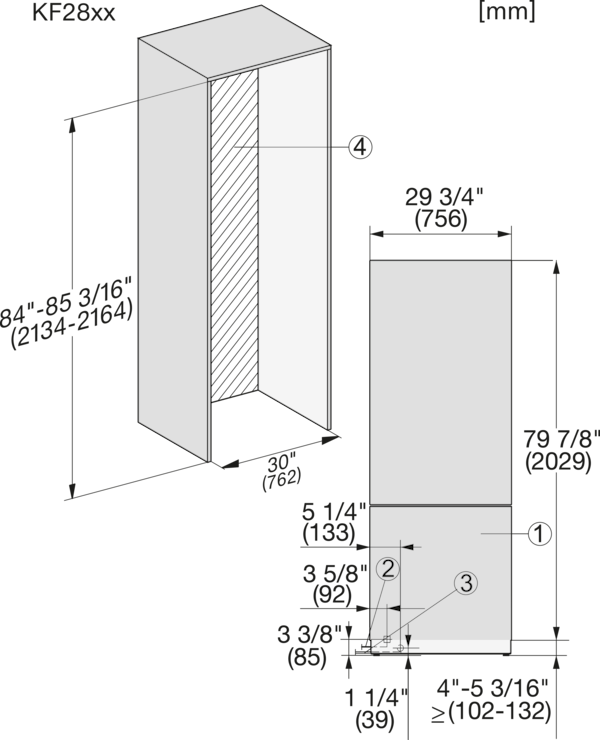 Miele - KF 2812 Vi – Refrigerators and freezers