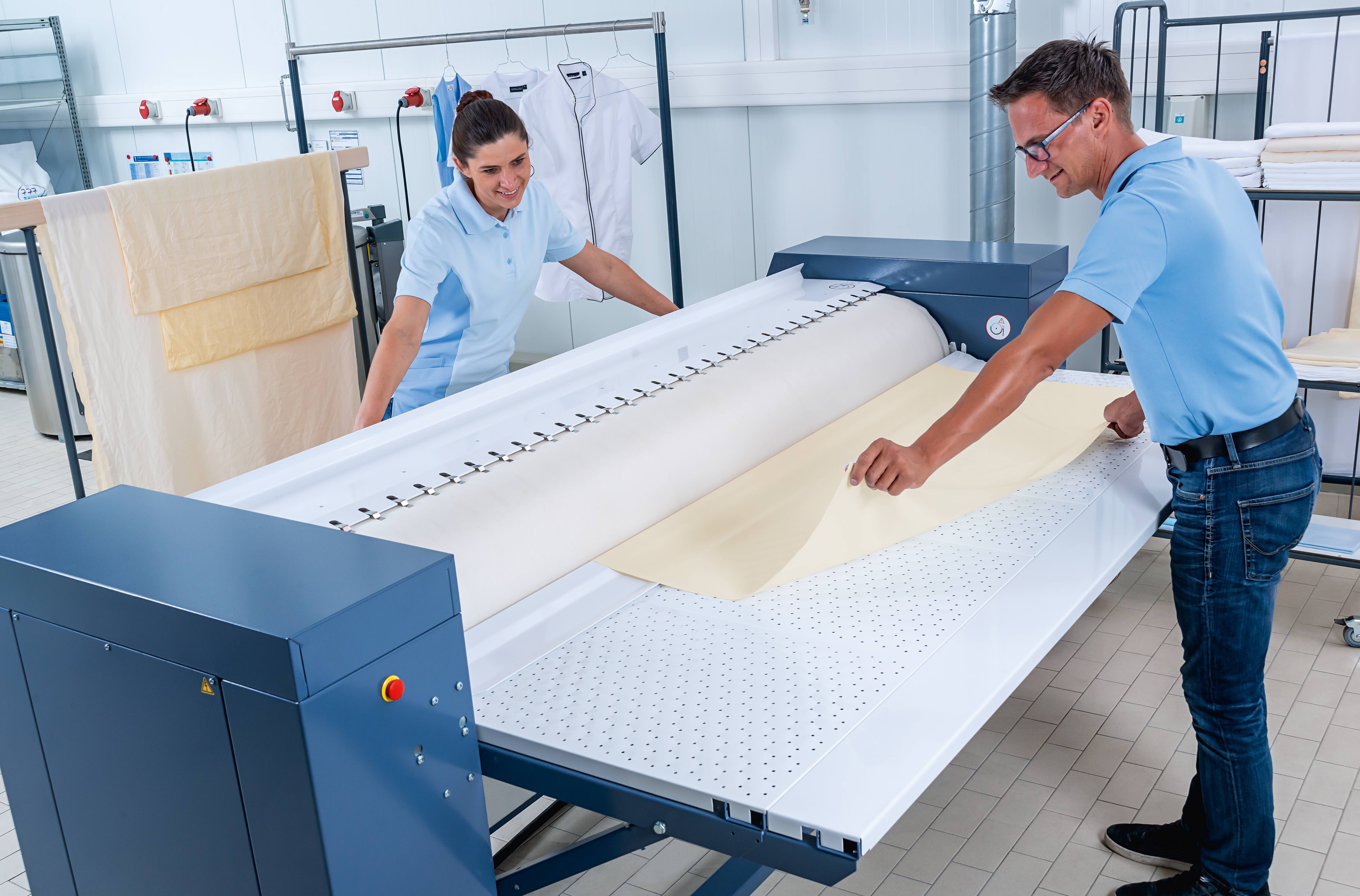 Gewerbliche Mangel von Miele Professional.