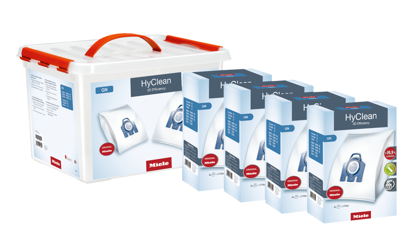 SB Set GN CareBox 3D - Caja de bolsas HyClean 3D Efficiency GN y garantía 