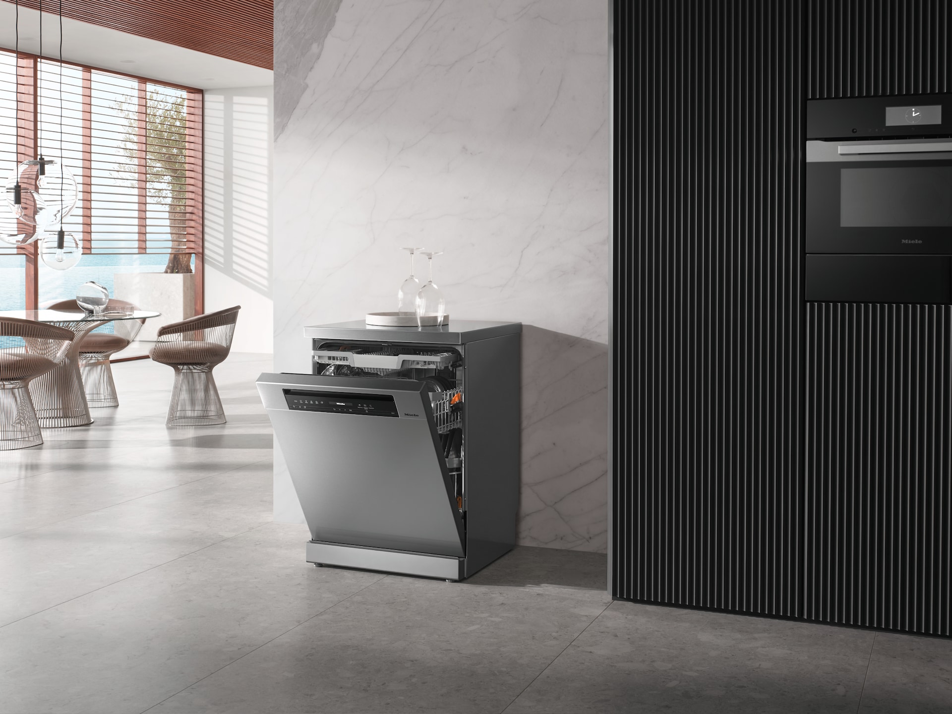 Lave-vaisselle - G 7410 SC AutoDos Inox CleanSteel - 5