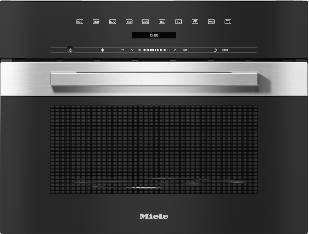 Microwave ovens - M 7240 TC Stainless steel/Clean Steel - 1