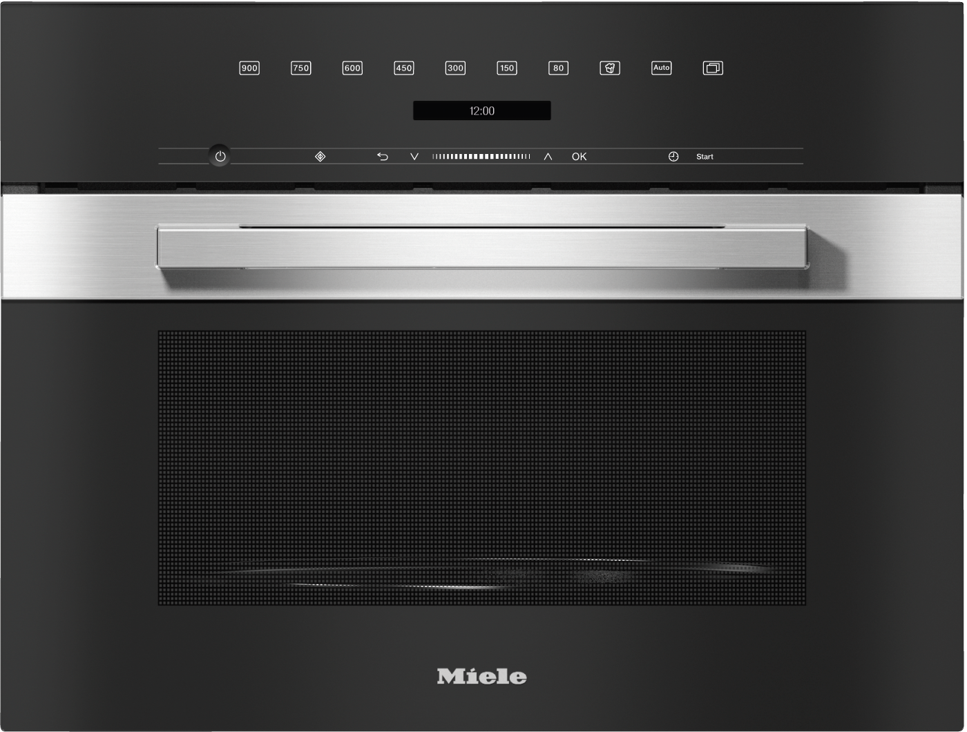 Microwave ovens - M 7240 TC Stainless steel/Clean Steel - 1