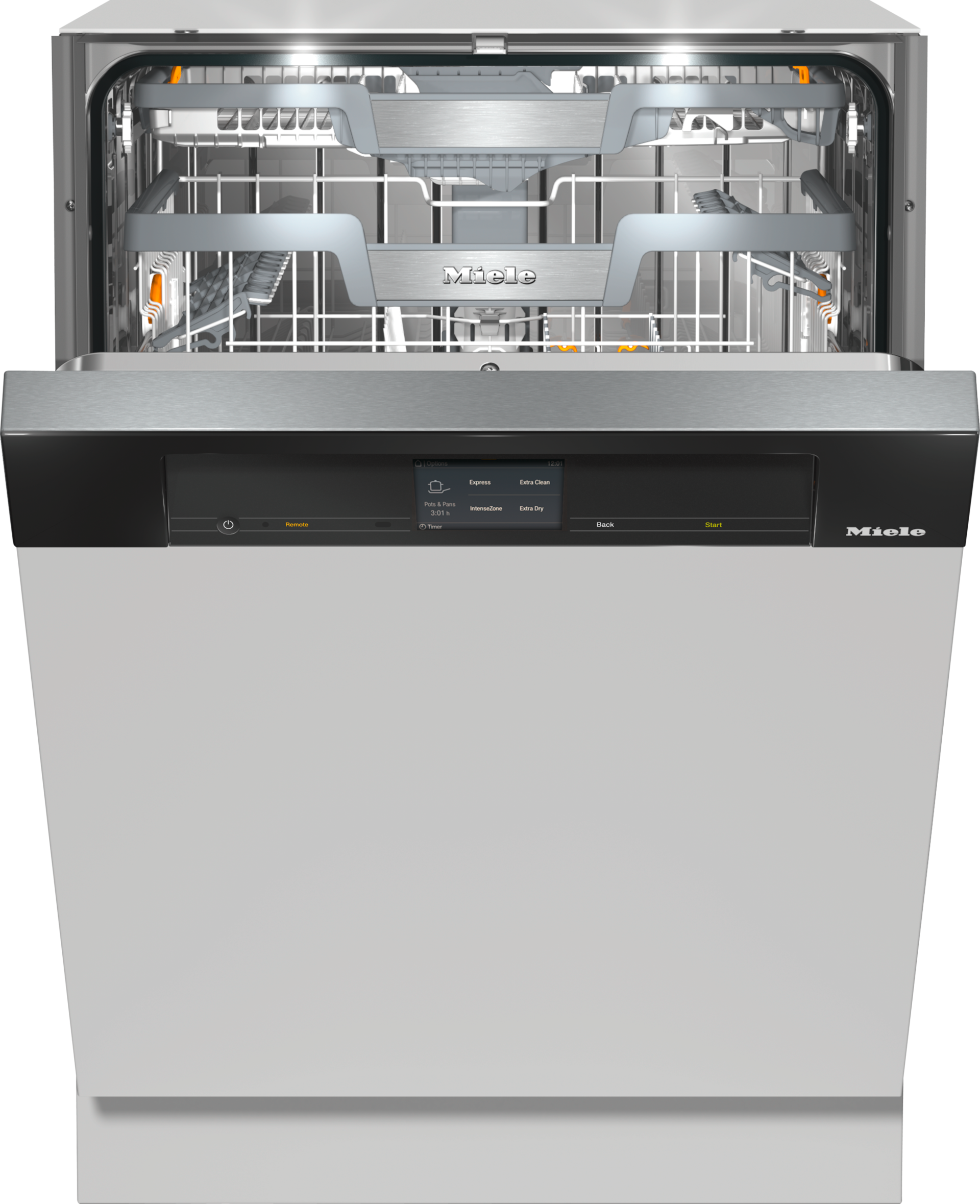 Dishwashers - G 7916 SCi XXL AutoDos Clean Touch Steel/Obsidian Black - 1