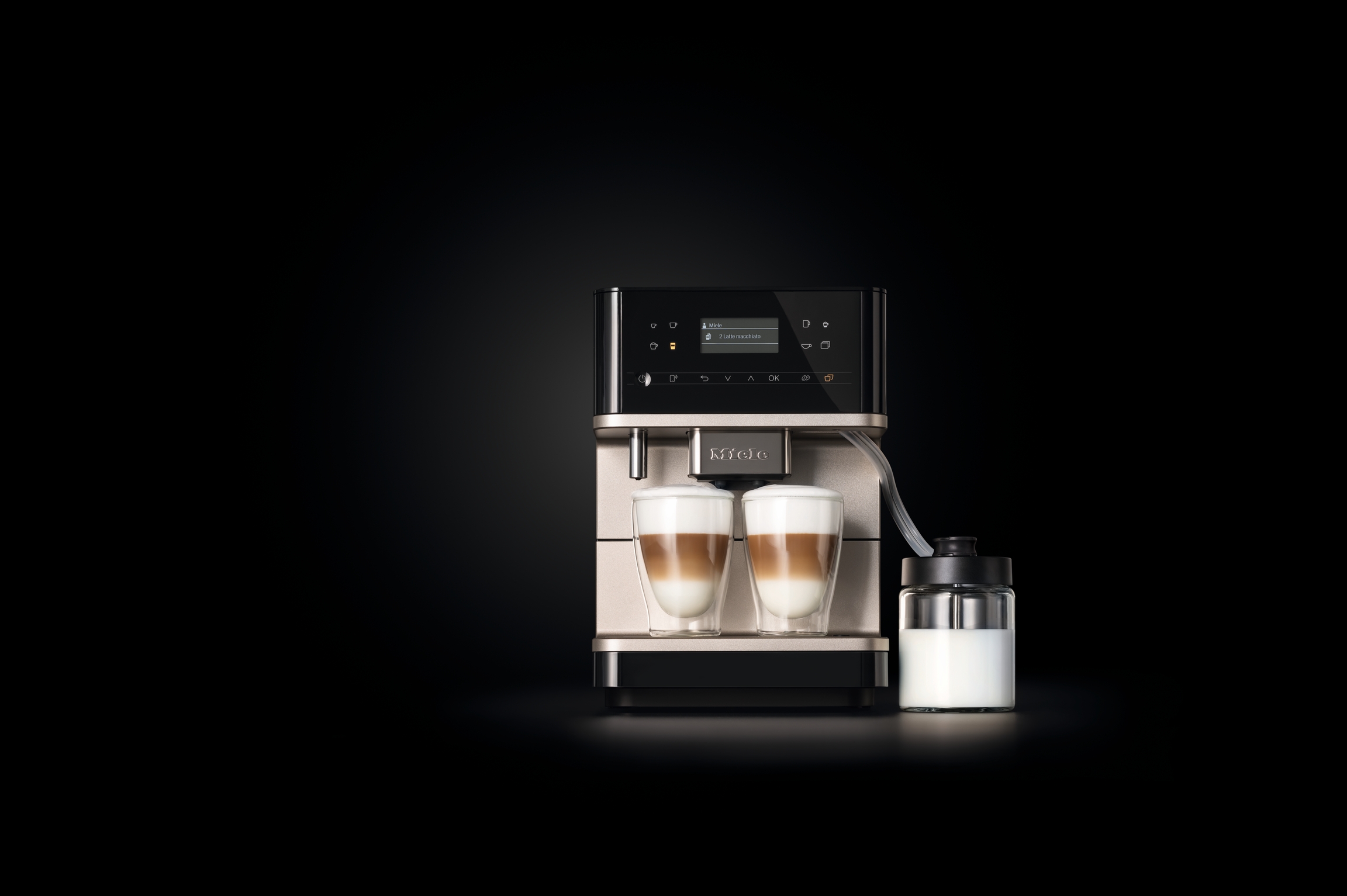 Miele bricco del latte vetro