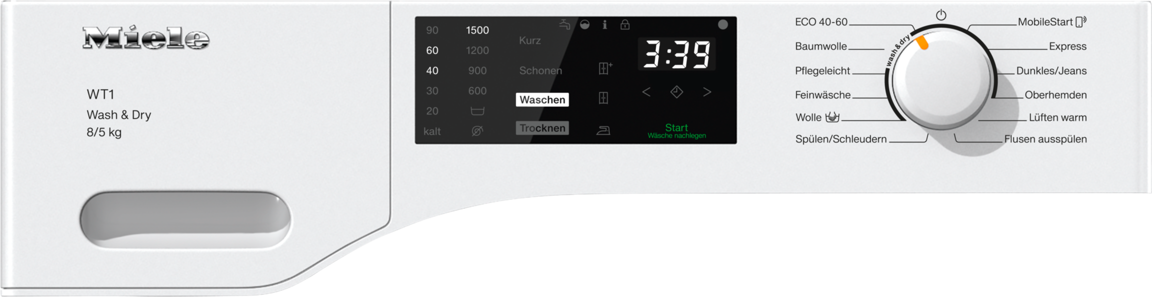 Miele WTD 160 WCS 8/5kg Waschtrockner