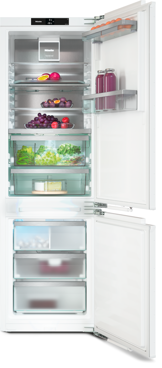 KFN 7795 D - Встраиваемая холодильно-морозильная комбинация 