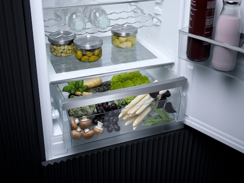 KFNS 7734 D Built-in fridge-freezer combination product photo Laydowns Back View L