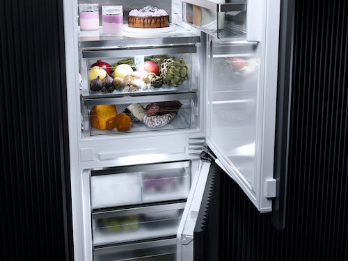 KFNS 7795 D Built-in fridge-freezer combination product photo Laydowns Back View L