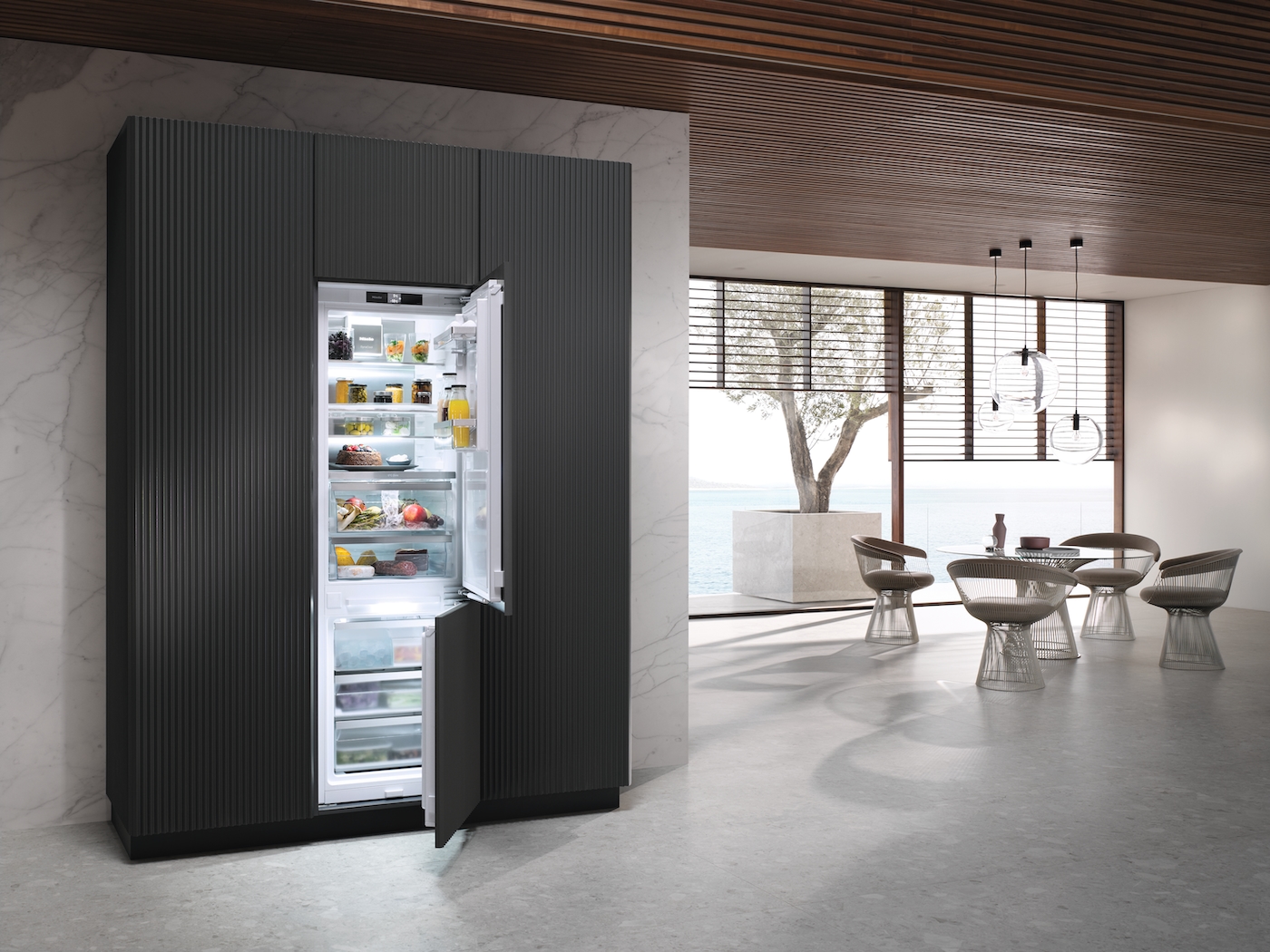KFNS 7795 D Built-in fridge-freezer combination product photo View3 ZOOM