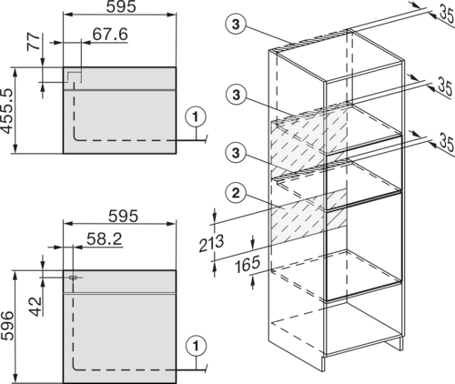 H 7660 BP VitroLine Graphite Grey Pyrolytic Oven product photo Missing translation L