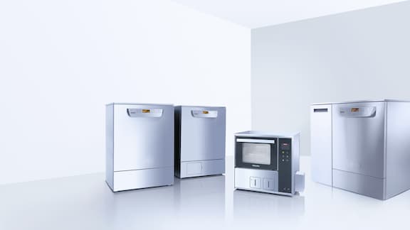 Gamma di macchine speciali per il lavaggio e la disinfezione Miele Professional.