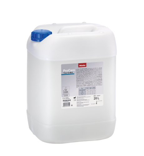ProCare Tex 10 MA - 20 l Fint + kulørt vask-vaskemiddel, flydende koncentrat, mildt alkalisk, 20 l produktfoto Front View L