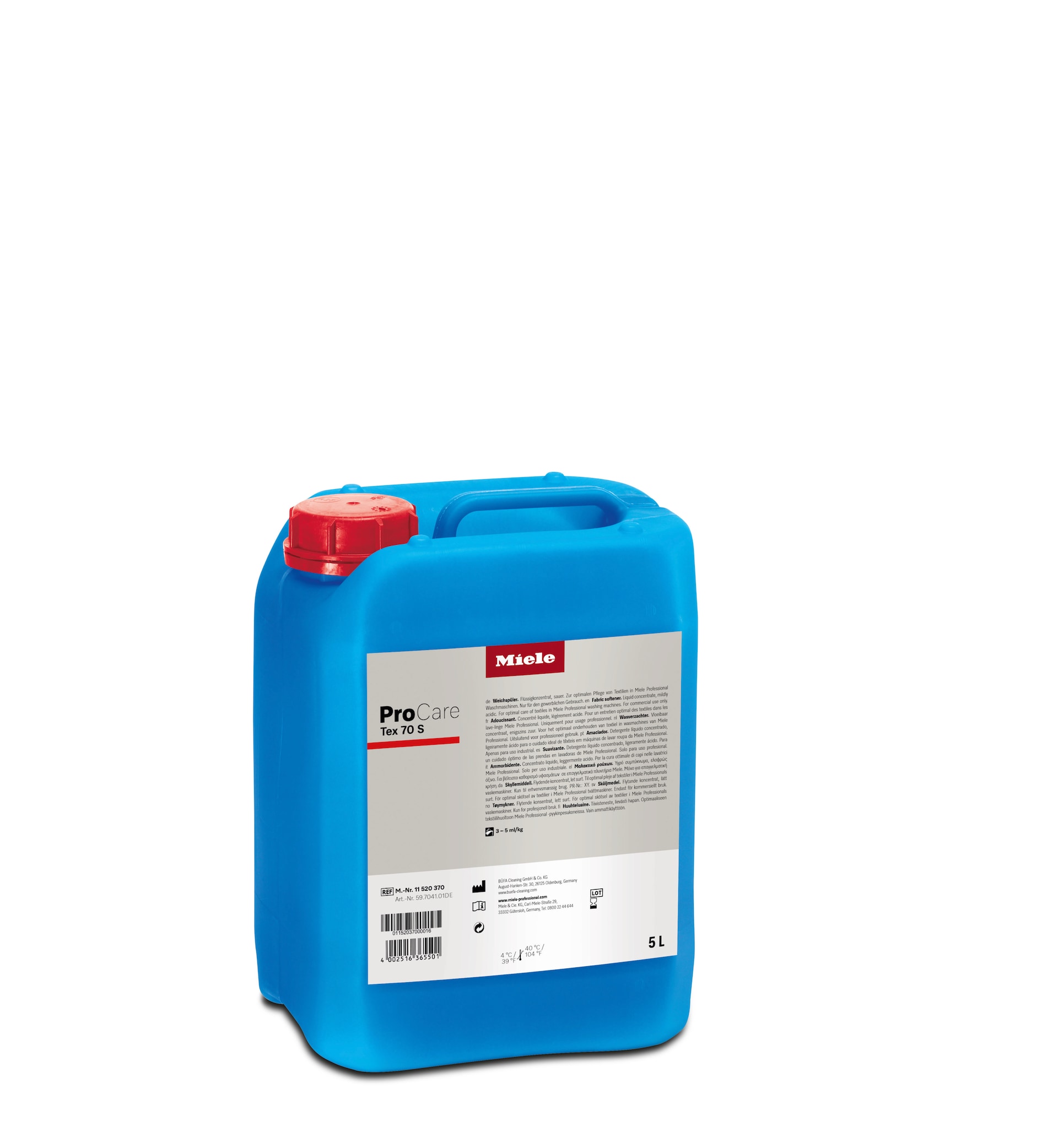 Consommables Professional - ProCare Tex 70 S - 5 l - 2
