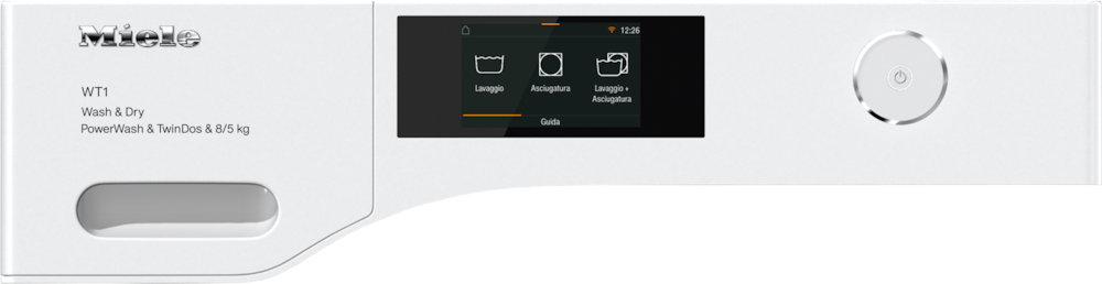Miele - WTR860WPM PWash&TDos 8/5kg bianco loto – Lavasciuga - 2
