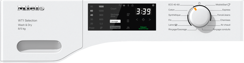 Lave-linge - WTD163 WCS 8/5 kg Blanc lotus - 2