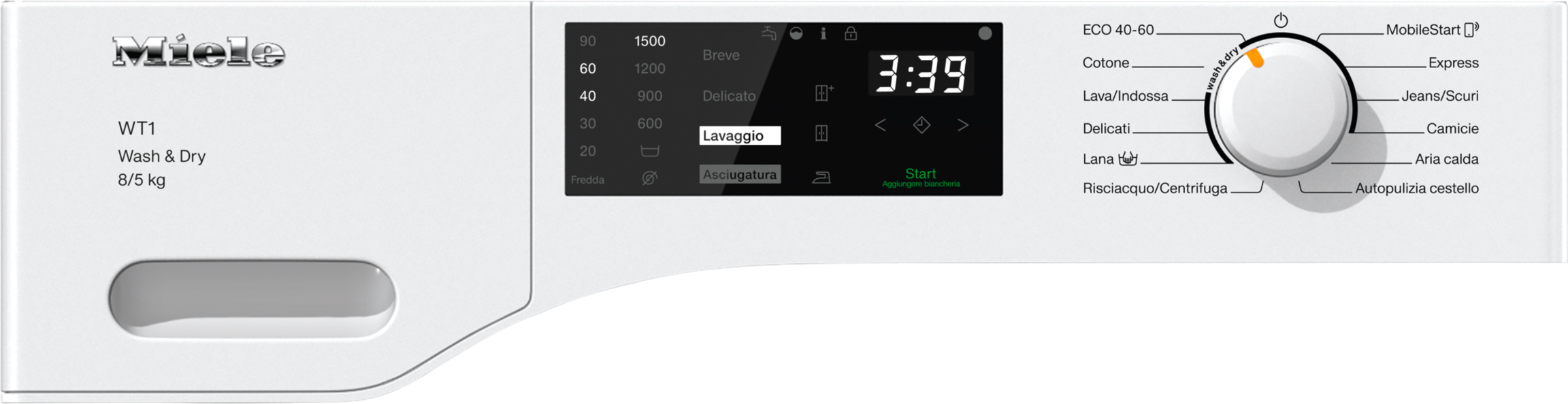 Miele WTD 160 WCS 8/5kg Lavasciuga