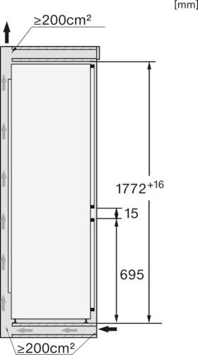 KFNS 7795 D Integrated Fridge-Freezer product photo Missing translation L