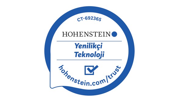 Hohenstein'dan Yenilikçi Teknoloji ödülü